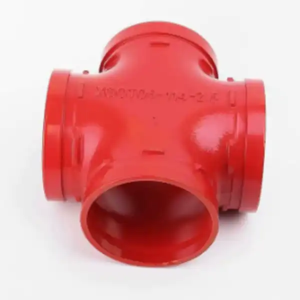 Grooved Cross Supports Reliable Branch Connections in Industrial Piping Systems